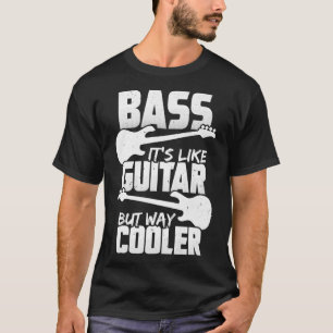 Bas zijn als gitaar, maar way koeler design voor e t-shirt