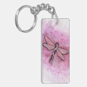 Basal en Squamous cell Carcinoma Awareness Sleutelhanger (Voorkant Links)