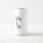 Basale Stokfiguur Tandarts Bierpul (Voorkant links)