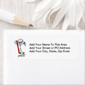 Basale Stokfiguur Tandarts Etiket (Insitu)