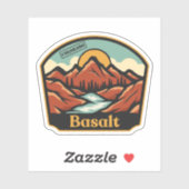 Basalt, Colorado Sticker (Vel)