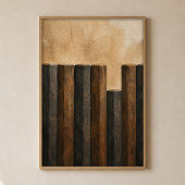 Basalt Column Ritme Gouache Boho Kunstposter Poster
