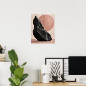 Basalt en Rose Kunstprint Poster (Thuiskantoor)