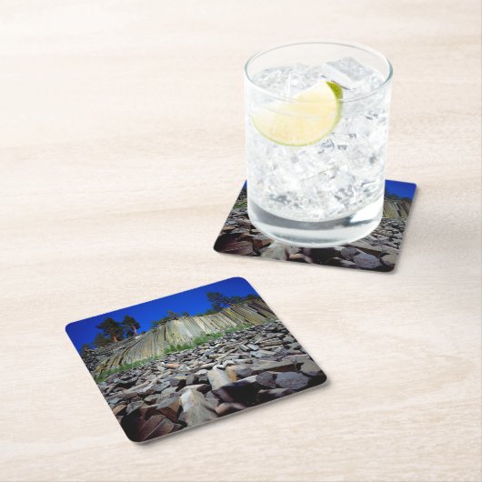 Basalt Formations of Devils Postpile Kartonnen Onderzetters (Insitu)
