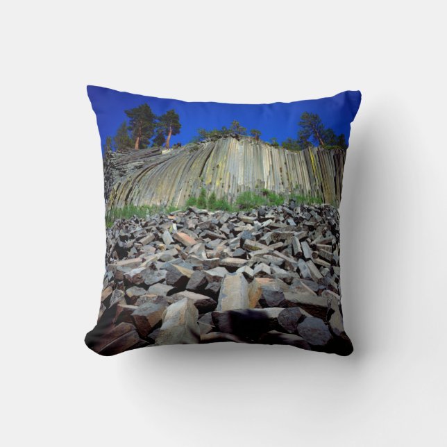 Basalt Formations of Devils Postpile Kussen (Voorkant)