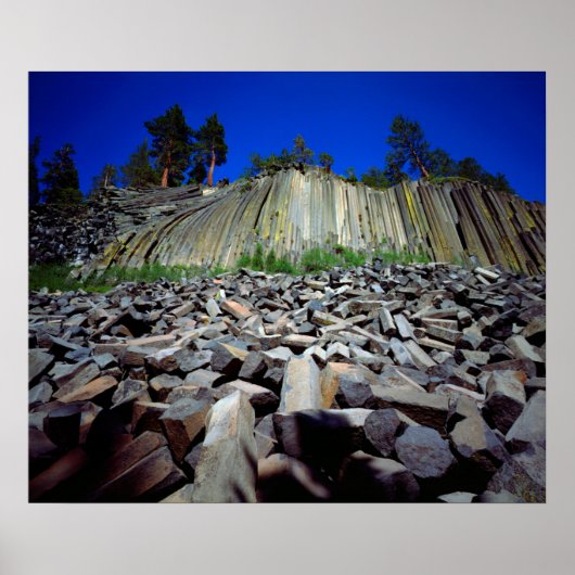 Basalt Formations of Devils Postpile Poster (Voorkant)