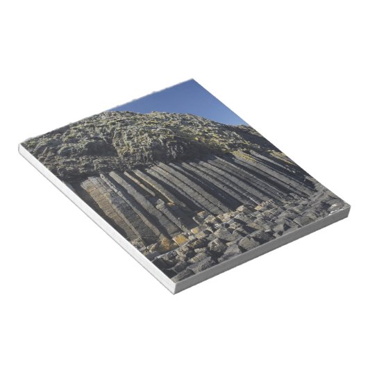 Basalt Kolommen van Fingal's Cave, Staffa, off Notitieblok (Schuin)