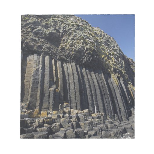 Basalt Kolommen van Fingal's Cave, Staffa, off Notitieblok (Voorkant)