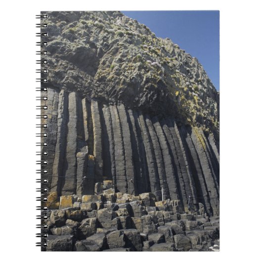 Basalt Kolommen van Fingal's Cave, Staffa, off Notitieboek (Voorkant)