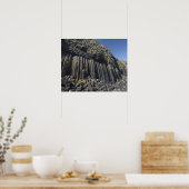 Basalt Kolommen van Fingal's Cave, Staffa, off Poster (Keuken)