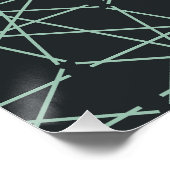 Basalt Mint Geometrie Perfect Poster (Hoek)