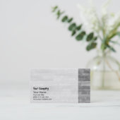 Basalt-steenwand Visitekaartje (Staand voorkant)