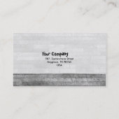 Basalt-steenwand Visitekaartje (Achterkant)