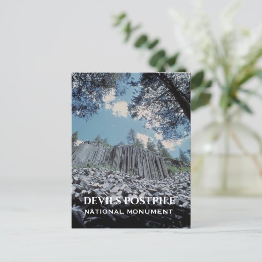 Basaltzuilen, duivels postpile Nationaal Monument Briefkaart (Staand voorkant)