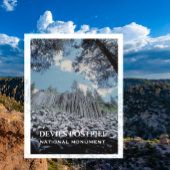 Basaltzuilen, duivels postpile Nationaal Monument Briefkaart