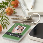 Basbal en knuppel sleutelhanger (Voorkant Rechts)