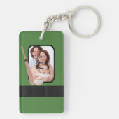 Basbal en knuppel sleutelhanger (achterkant)