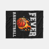 Basball Fever Vintage Fleece Deken (Voorkant (Horizontaal))