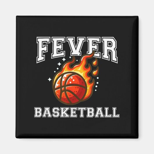 Basball Fever Vintage Magneet (Voorkant)