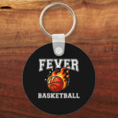 Basball Fever Vintage Sleutelhanger (Voorkant)