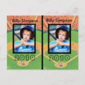 Basball-kaarten personaliseren briefkaart (Voorkant)