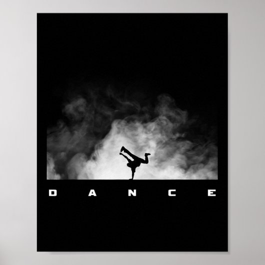 Basbo Dance Lace - Zwart Poster (Voorkant)