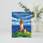 Basco Vuurtoren Filipijnen Briefkaart (Staand voorkant)