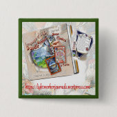 Base-chakra-journaalButton Vierkante Button 5,1 Cm (Voorkant)