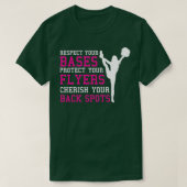 Base Flyers back Spots Cheerlead Squad Gift Ide T-shirt (Design voorkant)