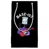 Base-ist Funny Chemistry Pun Dark BG Klein Cadeauzakje (Voorkant)