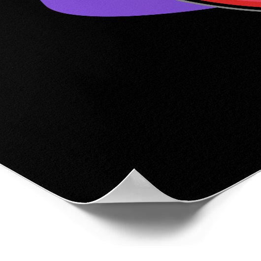 Base-ist Funny Chemistry Pun Dark BG Poster (Hoek)