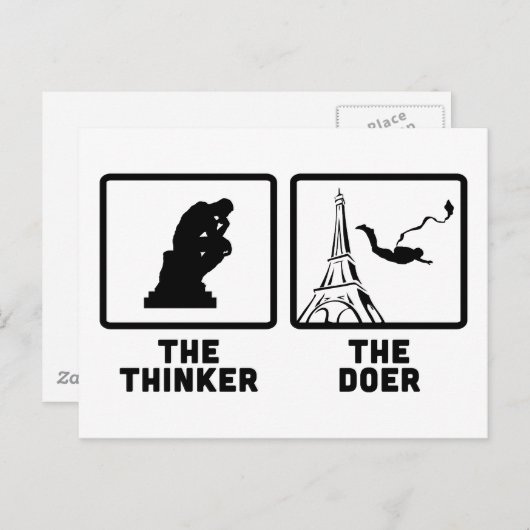 Base Jumping Briefkaart (Voorkant / Achterkant)