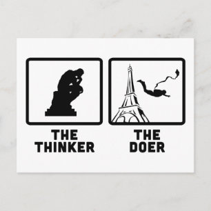 Base Jumping Briefkaart