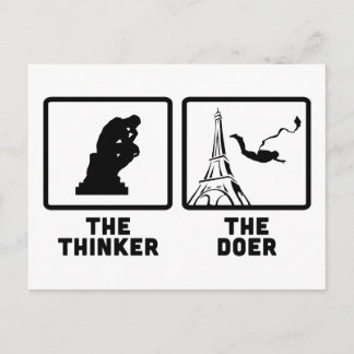 Base Jumping Briefkaart