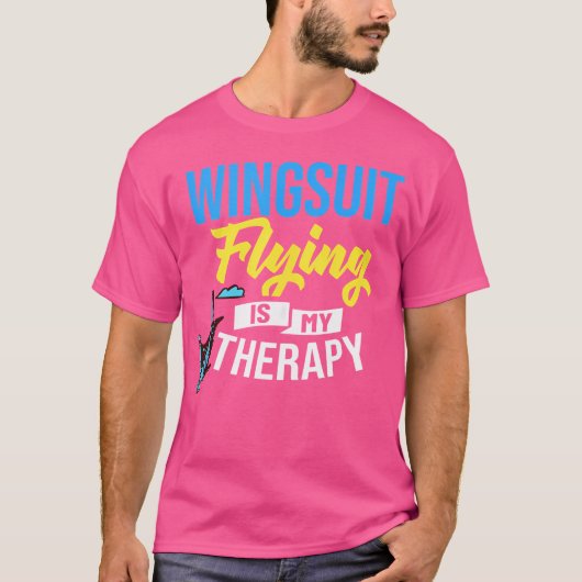 Base Jumping Glider Skydiving Wingsuiting T-shirt (Voorkant)