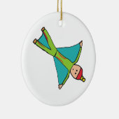 BASE Jumping Keramisch Ornament (Rechts)