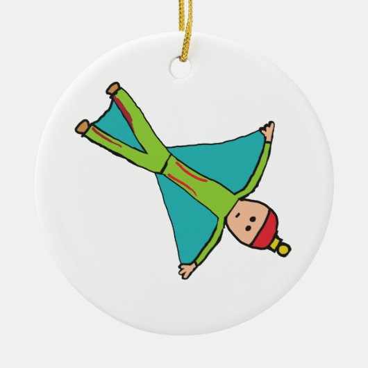 BASE Jumping Keramisch Ornament (Voorkant)