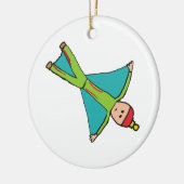 BASE Jumping Keramisch Ornament (Links)