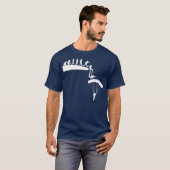 Base Jumping Paragliding Parachuting Skydiving T-shirt (Voorkant volledig)