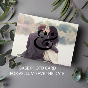 BASE KAART Moderne overlay zwarte bruiloft save da