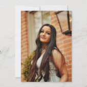 BASE PHOTO CARD voor vellum overlay aankondiging (Voorkant)