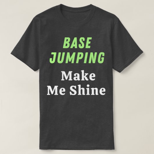 BASE-springen8 T-shirt (Design voorkant)