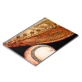 Basebal en handschoen notitieboek (Linkerzijde)