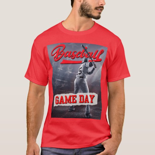 Basebal Game Day boy T-shirt (Voorkant)