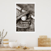 Baseball1 Poster afdrukken (Keuken)