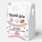 Baseball 1e verjaardag bedankdoosjes (Geopend)