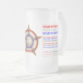 Baseball 2 ADD Name-Photo Uitzicht Mijn Help-tips Matglas Bierpul (Voorkant rechts)