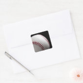 Baseball 2 vierkante sticker (Envelop)