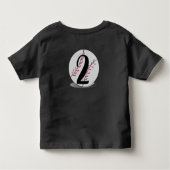 Baseball 2e verjaardag Shirten voor Baby Kinder Shirts (Achterkant)
