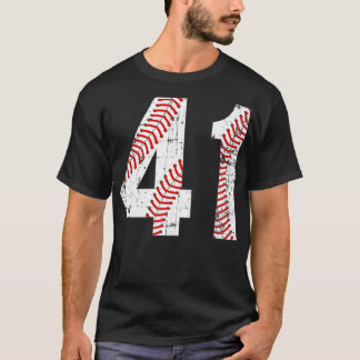 Baseball 41 Jersey Number T-shirt